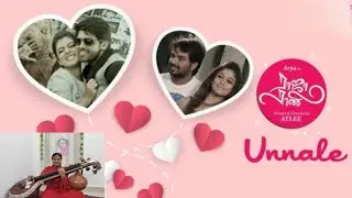 Unnale - Raja rani - Mohanashree Veena - #shorts  - Jai - Nazriya - Arya - #Nayanthara - #GV Prakash