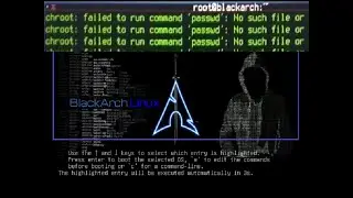 BlackArch NetInstall + i3wm (chroot error!)