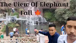 DJI Mini 3 Drone Views Of Elephant Fall 🍂 On The Season Of Cherry Blossom 🌸 2024