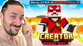 IK HEB VINCE_STICK VERMOORD?! - Minecraft CreatorSMP Hardcore 3 #10 - Team Zuid