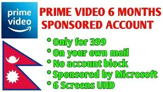 Prime Video 6 Months in Nepal Cheapest Prime Video account buy in Nepal!!