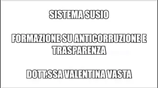 Formazione Sistema Susio su Anticorruzione e Trasparenza