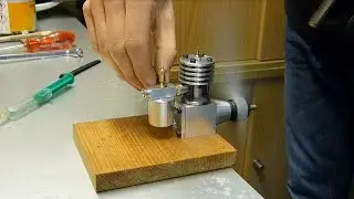 2ccm Eigenbau Glühzündermotor - 2cc model glow engine