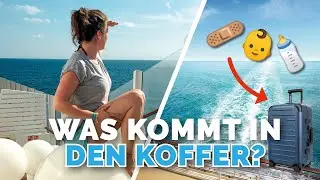 Kofferpacken f&uuml;r eine Kreuzfahrt mit Kleinkindern