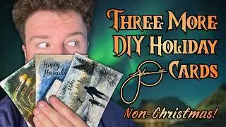 More Cards, Less Christmas! - DIY Watercolor Holiday Cards