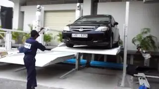 TPP two post parking lift testing video