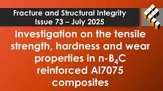 Investigation on the tensile strength, hardness and wear properties in n-B4C reinforced Al7075 ...
