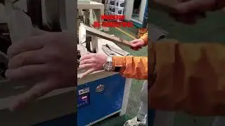 Single-station hydraulic semi-automatic square tube corner cutting machine, made in China.