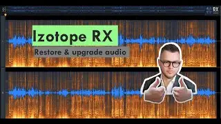 Izotope RX Audio Restoration | Podcast voice-over restoration | Clean up demo #1