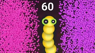 Snake Io🐍  Epic Snakeio Gameplay 🐍 King Rainbow vs King Zoink Snake 🐍 #gameplay 