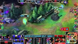 Giants vs Elements | LCS EU 2015 Summer | 10. nap 4. meccs