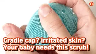 Innobaby | Silicone Mini Fish Scrub / Cradle Cap Brush features