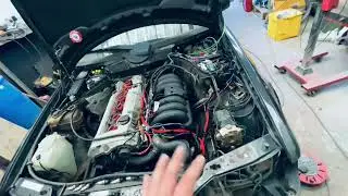 How I wired the Mercedes C124?