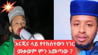 አናጂና ላይ ከሸይኽ ኑራ ሁሴን ጋር የተከሰተውን ነገር መቃወሙ ምን አመጣው ?