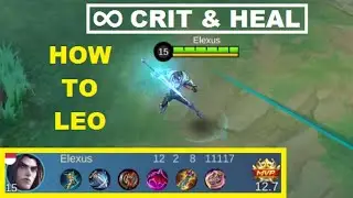 New Leomord Broken Build (Unlimited Critical & Lifesteal) Maniac Gameplay - Windtalker Easy Win MLBB