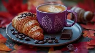 Morning Caf&eacute; Ambience ☕ Fresh Coffee, Pastries & Soft Piano Music for Focus and Relaxation