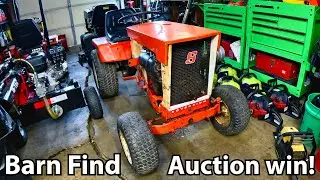 Barn Find Simplicity Sovereign 3012 Garden Tractor Auction Score!
