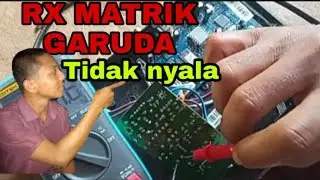 memperbaiki receiver matrix garuda hd mati
