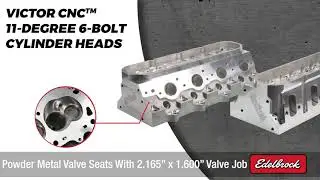 Edelbrock Victor CNC 11&deg; 6-Bolt Cylinder Heads for GM LS3 Engines