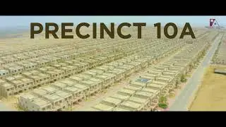 Cinematic Drone footage of Precinct 10A Bahria Town, Karachi