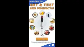 ZUUKOO Immersion Hand Blender (Free Products) | EPT #Shorts
