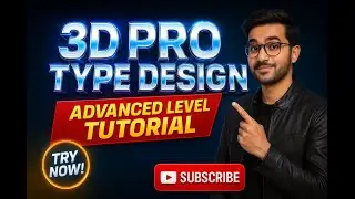 R TEXT Sketch logo design for beginner