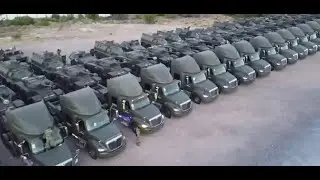 Tractocamiones transportando Arma Blindada MX