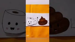 unique sliding art 💩 best friend forever sliding art 💩🤣 #shorts #viral #ytshorts