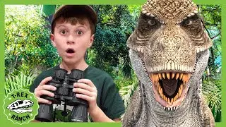 Dinosaurs & Park Rangers Face Off! T-Rex Ranch Jurassic Dinosaurs for Kids!