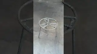 Homemade metal bar stove #tools #diy #shorts