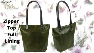 Tote Bag with Zipper Tutorial