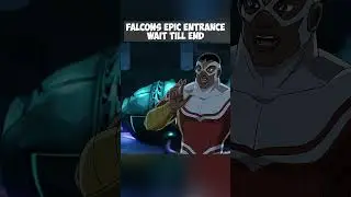 Falcons Epic Entrace And Joins The Avengers #falcon