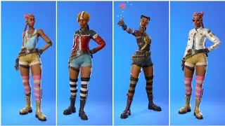 Fortnite Kiara K.O. Skin Showcase With Icon Series Dances & Emotes|Fortnite Chapter3 Season2