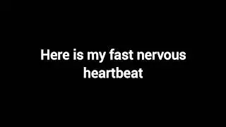 fast female nervous heartbeat with breathing sounds