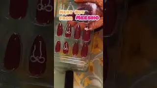 Must buy from meesho 💅#youtubeshorts #shortsforgolas #meesho #hual #nails
