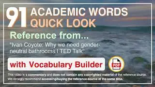 91 Academic Words Quick Look Ref from 