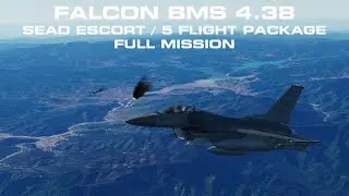 Falcon BMS 4.38 &bull; SEAD Escort (5 Fligths Package / Full Mission)
