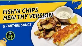 Crunchy Fish 'n Chips with Corn Flakes Crust & Crispy Skin Potato Chips 🐟🍟