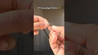 DIY Safetypin Pendant!!✨️#hack #shorts #viralvideo #jewellery #shortvideo