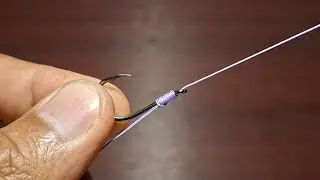 Angler's secret, 3 ways to tie a strong fishing hook for beginners #fishingknot #fishinghook