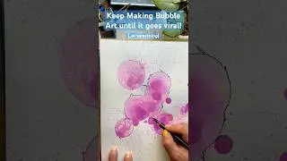 Day ? of making Bubble Art until it goes #viral #shorts #art #foryou #bubbles