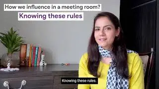 How to influence in Meetings
