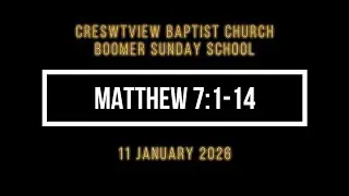 Matthew 7:1-14