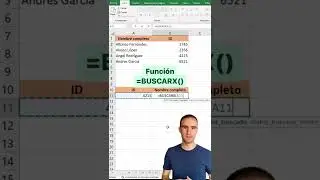 Como hacer un buscar cuando tenemos la tabla desordenada en Excel. Funci&oacute;n BUSCARX 📊