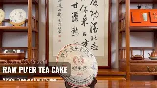 2009 Yiwu Gua Feng Zhai Raw Pu'er Tea Cake | A Pu&rsquo;er Treasure from Yunnan