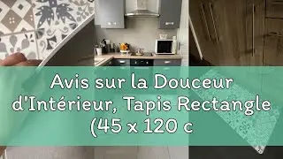 Avis sur la Douceur d'Int&eacute;rieur, Tapis Rectangle (45 x 120 cm) Salou Naturel, Mousse Imprim&eacute;e