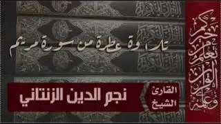 تلاوة طيبة للقارئ الليبي نجم الدين الزنتاني برواية قالون عن نافع - سورة مريم