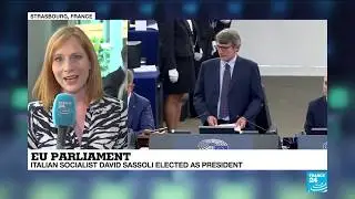 New EU Parliament president Italian socialist David Sassoli has a 'diplomatic' job to do