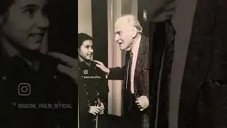 Me and Yehudi Menuhin.One of the most beautiful memories in my life to be chosen to perform for him.