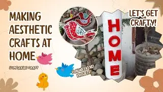 Try this amazing idea using wall putty/Bird Using wall putty/wall putty craft/Home alphabate craft